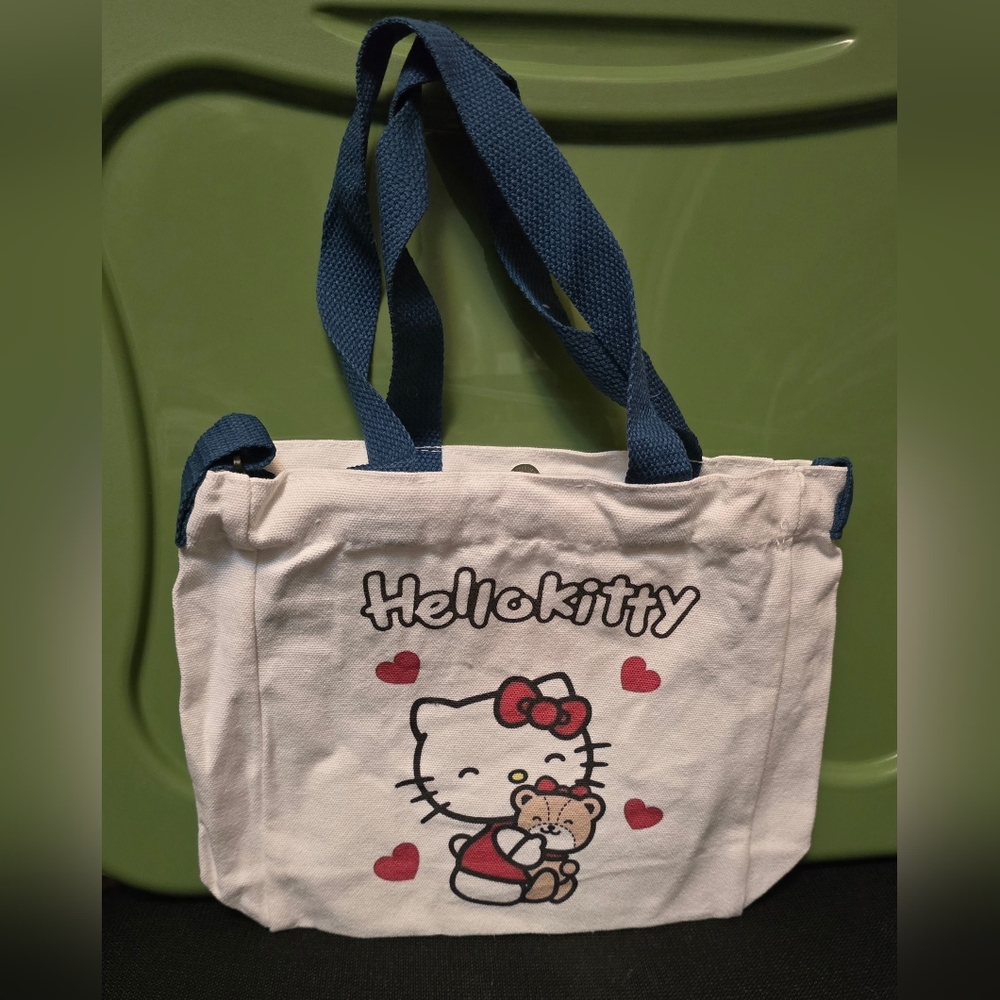 Hello Kitty White and Blue Tote Bag
